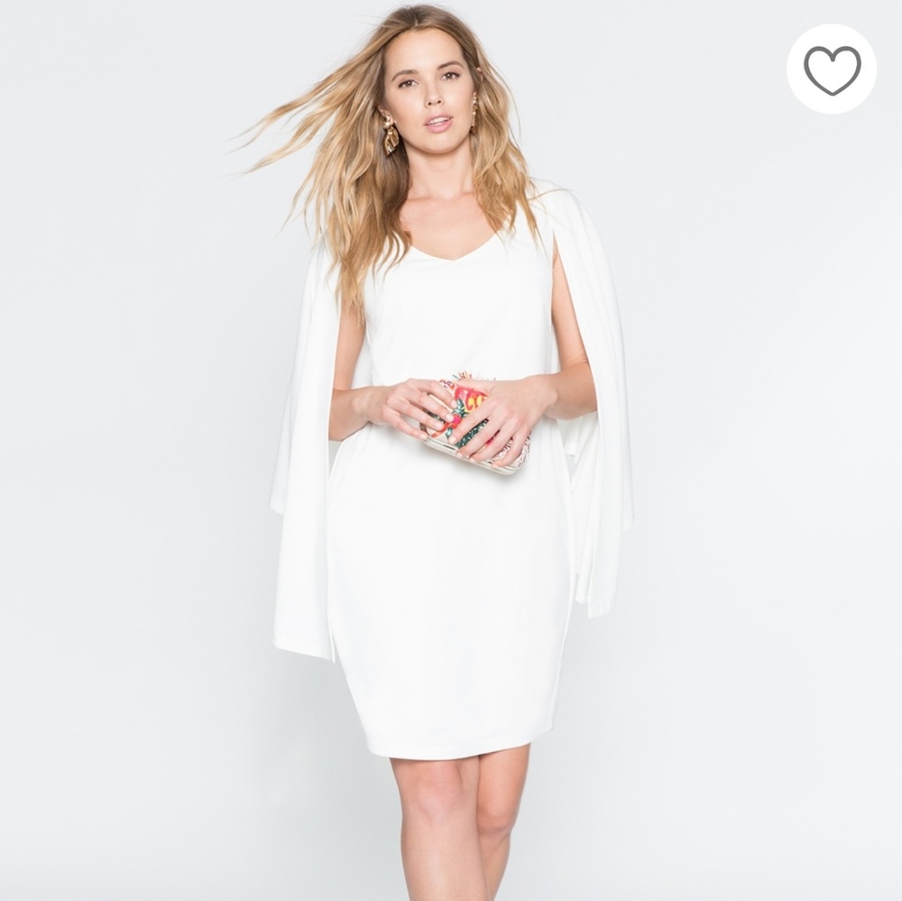 Eloquii High Low Cape Dress

16